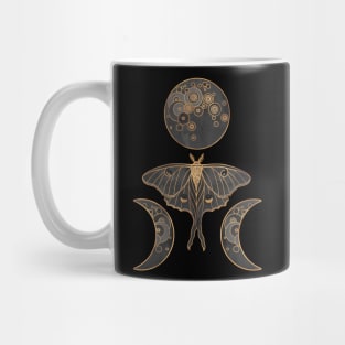 Luna Moth and Triple Moon - DARK Mug